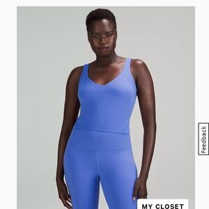 Lululemon Align Tank, wild indigo, size 10